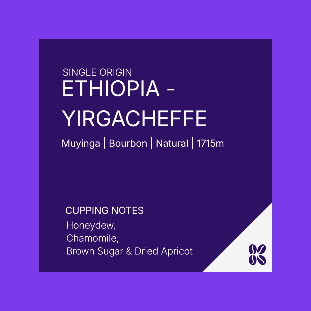 Single Origin · Ethiopia · Natural